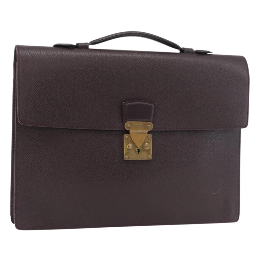 Louis Vuitton Serviette Kourad Taiga Leather
